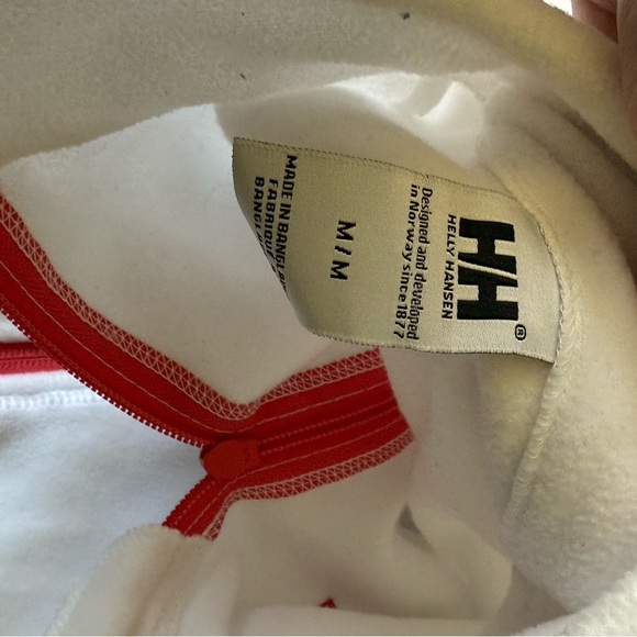 Helly Hansen White Sweater with Red Accents - Picture 9 of 9